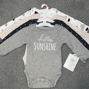 4 pack long sleeve body suit